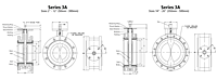 Bray 3A Butterfly Valves Drawing